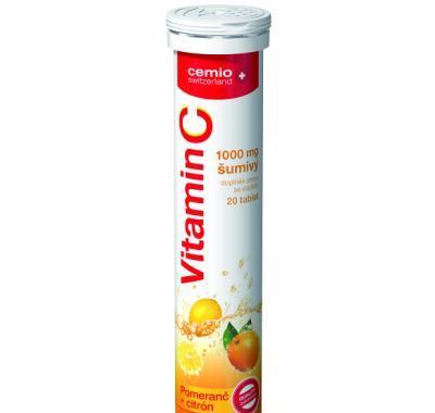 Cemio Vitamin C citron   pomeranč 20 tablet  : VÝPRODEJ exp. 2016-02-29