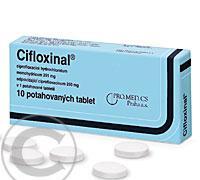 CIFLOXINAL  10X250MG Potahované tablety, CIFLOXINAL, 10X250MG, Potahované, tablety