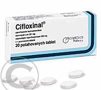 CIFLOXINAL  20X250MG Potahované tablety, CIFLOXINAL, 20X250MG, Potahované, tablety