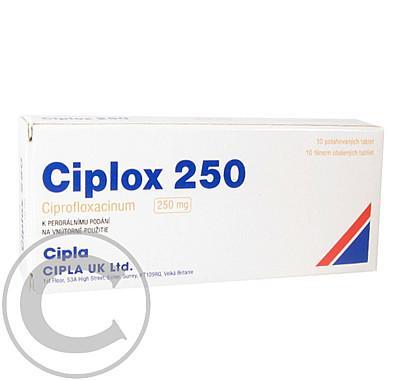 CIPLOX 250 TBL OBD 10X250MG
