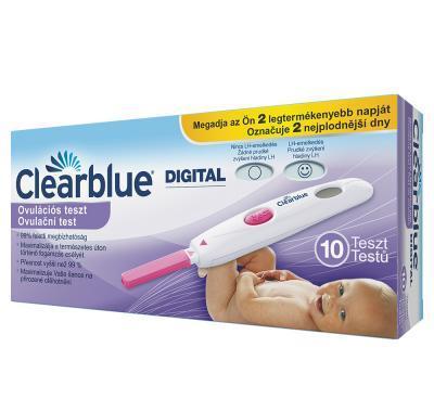 Clearblue ovulační digitální test 10ks, Clearblue, ovulační, digitální, test, 10ks