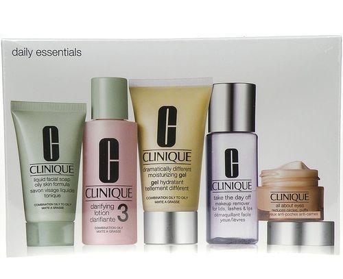 Clinique Daily Essentials Combination Skin  205ml 50ml DDM gel   15ml All About Eyes, Clinique, Daily, Essentials, Combination, Skin, 205ml, 50ml, DDM, gel, , 15ml, All, About, Eyes