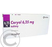 CORYOL 6,25  30X6.25MG Tablety
