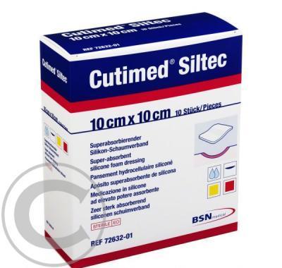 Cutimed Siltec 10 x 10 cm 10 ks neadhesivní pěnové krytí, Cutimed, Siltec, 10, x, 10, cm, 10, ks, neadhesivní, pěnové, krytí