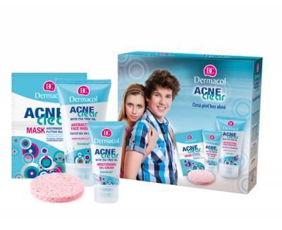 Dermacol AcneClear 7942 216 ml, Acneclear Antibacterial Face Wash Gel 150 ml    50 ml