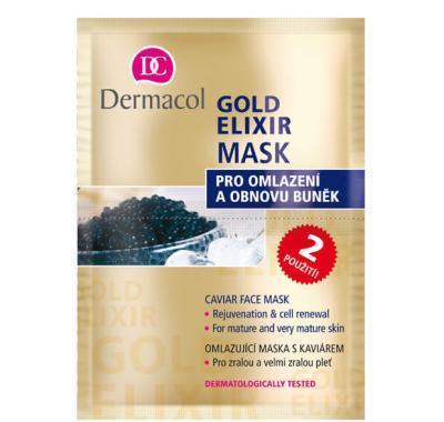 Dermacol Gold Elixír Mask pro omlazení a obnovení buněk 2x8g, Dermacol, Gold, Elixír, Mask, omlazení, obnovení, buněk, 2x8g