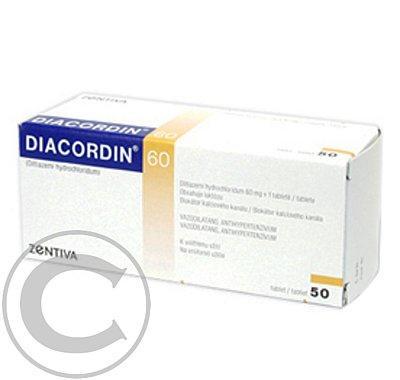 DIACORDIN 60  50X60MG Tablety, DIACORDIN, 60, 50X60MG, Tablety