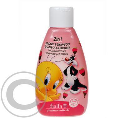 DISNEY Looney Tunes Shampoo & Shower 2 in 1 Strawberry 750 ml