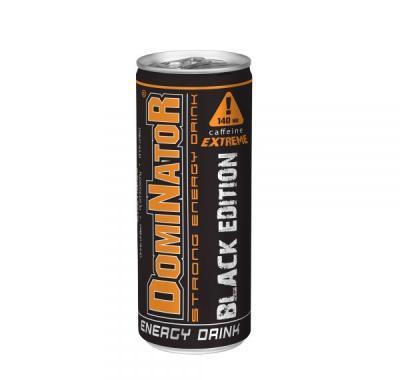 Dominator - Black edition, energetický nápoj, 250ml, Olimp, Dominator, Black, edition, energetický, nápoj, 250ml, Olimp