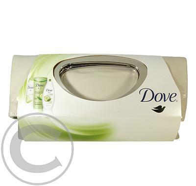 DOVE Fresh Touch Sprchový gel 250ml Tělové mléko 250ml Deo Spray150ml kabelka
