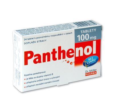 DR. MÜLLER Panthenol tablety 100 mg 24 tablet, DR., MÜLLER, Panthenol, tablety, 100, mg, 24, tablet