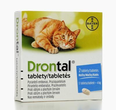 Drontal a.u.v. pro kočky a koťata 2 tablety