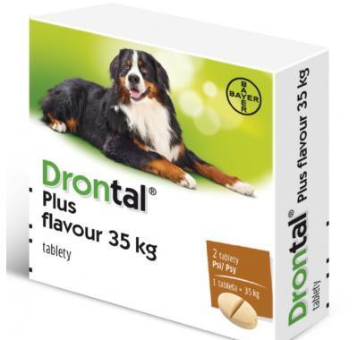 Drontal Plus flavour a.u.v. 35 kg 2 tablety