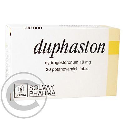 DUPHASTON  20X10MG Potahované tablety, DUPHASTON, 20X10MG, Potahované, tablety