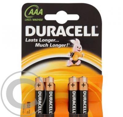DURACELL Basic baterie AAA 1,5V - 4 kusy, DURACELL, Basic, baterie, AAA, 1,5V, 4, kusy
