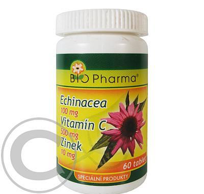 Echinacea 100 mg   Vitamín C 500 mg   Zinek 10 mg tbl. 60