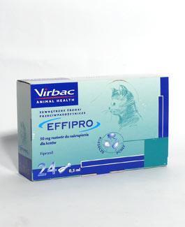 EFFIPRO 50MG SPOT-ON A.U.V. SOL 24X0.5ML (PP PIPETY)