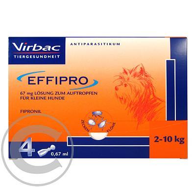 EFFIPRO 67MG SPOT-ON A.U.V. SOL 4X0.67ML (PP PIPETY)