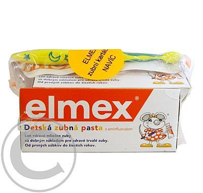 Elmex dětská zub.pasta 2x 50ml   cvičný kart.cello