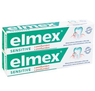 Elmex Sensitive zubní pasta duopack 2x 75 ml