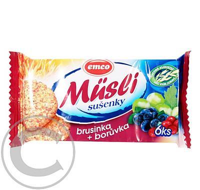 EMCO Müsli sušenky brusinka-borůvka 60g