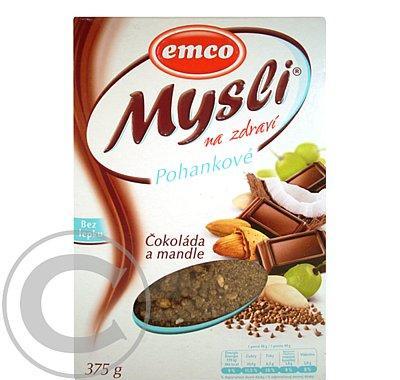 Emco Mysli na zdraví Pohankové Čokoláda a mandle 340 g, Emco, Mysli, zdraví, Pohankové, Čokoláda, mandle, 340, g