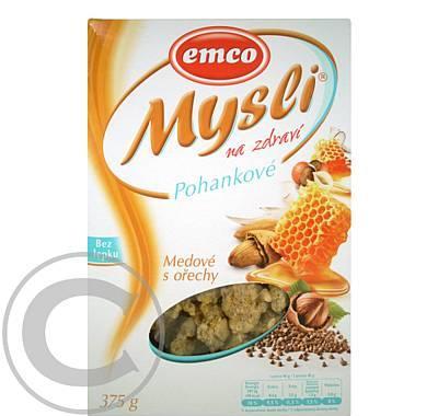 Emco Mysli na zdraví Pohankové Medové s ořechy 340 g, Emco, Mysli, zdraví, Pohankové, Medové, ořechy, 340, g