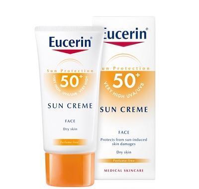 EUCERIN SUN Vysoce ochranný krém SPF 50  na opalování na obličej 50 ml, EUCERIN, SUN, Vysoce, ochranný, krém, SPF, 50, opalování, obličej, 50, ml