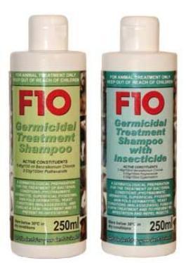 F10 Šampon germicidní léčivý s insekticidem 5l