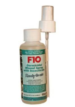 F10 Spray germicidní na rány s insekticidem 100ml