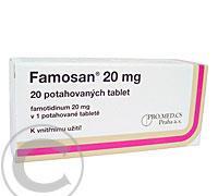 FAMOSAN 20 MG  20X20MG Potahované tablety, FAMOSAN, 20, MG, 20X20MG, Potahované, tablety