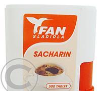 FAN sladidlo sacharin 30g/ 500 tablet dávkovač, FAN, sladidlo, sacharin, 30g/, 500, tablet, dávkovač
