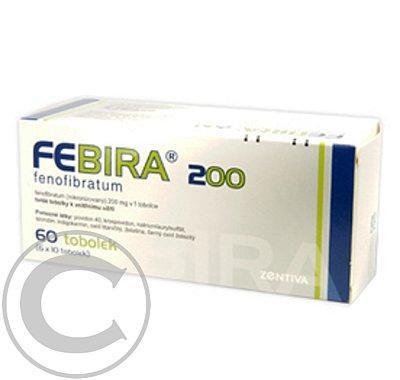 FEBIRA 200  60X200MG Tobolky, FEBIRA, 200, 60X200MG, Tobolky