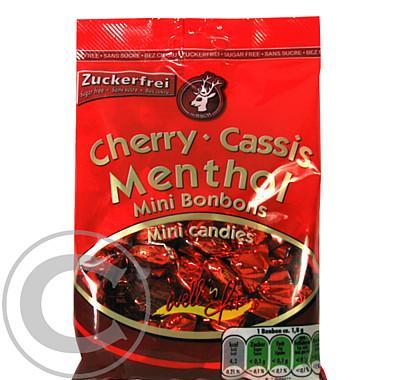 Cherry Cassis Mentol Mini Bonony bez cukru 75g