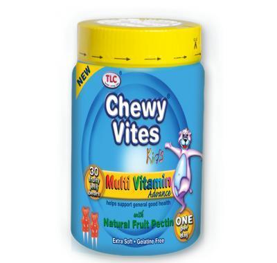 Chewy Vites Multivitamín 30 želatinových medvídků, Chewy, Vites, Multivitamín, 30, želatinových, medvídků