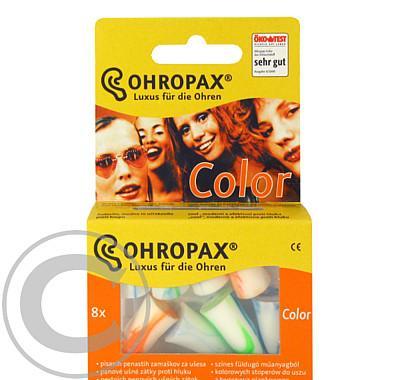 CHRÁNIČ sluchu Ohropax Color 8ks, CHRÁNIČ, sluchu, Ohropax, Color, 8ks