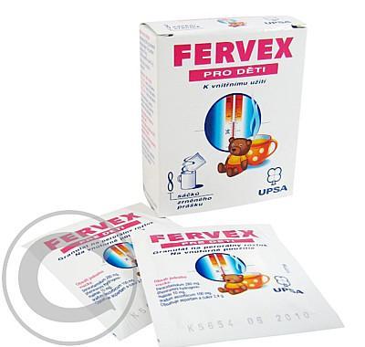 FERVEX PRO DĚTI  1X8 SÁČKŮ Granule pro roztok, FERVEX, PRO, DĚTI, 1X8, SÁČKŮ, Granule, roztok