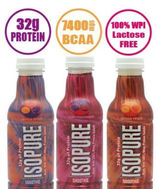 FIT-PRO Isopure smoothie proteinový nápoj rtd 500 ml natures best - berry - pomegranate