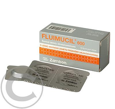 FLUIMUCIL 600  10X600MG Šumivé tablety