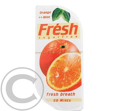 Frésh Pomeranč bez cukru 50 pastilek, Frésh, Pomeranč, bez, cukru, 50, pastilek