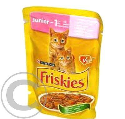 Friskies kapsa kočka  Junior s kuřecím 100g, Friskies, kapsa, kočka, Junior, kuřecím, 100g