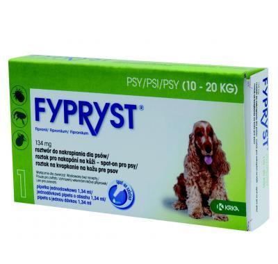 Fypryst Dogs 1 x 1.34 ml spot-on pro psy (10-20 kg), Fypryst, Dogs, 1, x, 1.34, ml, spot-on, psy, 10-20, kg,