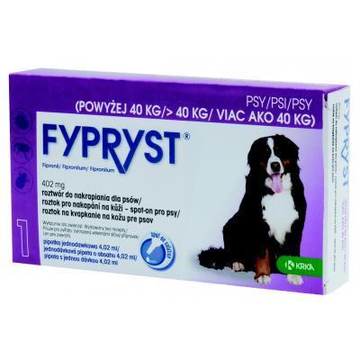 Fypryst Dogs 1 x 4.02 ml spot-on pro psy (více jak 40 kg), Fypryst, Dogs, 1, x, 4.02, ml, spot-on, psy, více, jak, 40, kg,