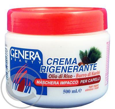 Genera - Regenerační vlasový zábal - Rýžový olej   Máslo Karité 500 ml