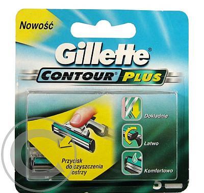 Gillette Countour náhradní břity k holicímu strojku 5 ks, Gillette, Countour, náhradní, břity, k, holicímu, strojku, 5, ks