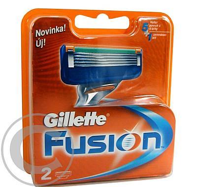 Gillette FUSION náhradní hlavice 2 ks, Gillette, FUSION, náhradní, hlavice, 2, ks