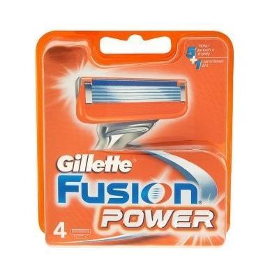 Gillette FUSION POWER náhradní hlavice 4ks 5 břitů, Gillette, FUSION, POWER, náhradní, hlavice, 4ks, 5, břitů