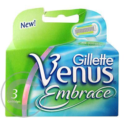 Gillette Venus Embrace 3ks náhradní hlavice - 5břitů, Gillette, Venus, Embrace, 3ks, náhradní, hlavice, 5břitů