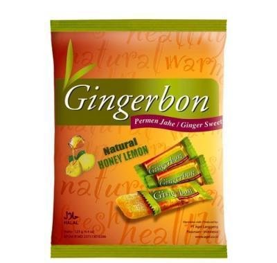 Gingerbon 125 g citron s medem, Gingerbon, 125, g, citron, medem
