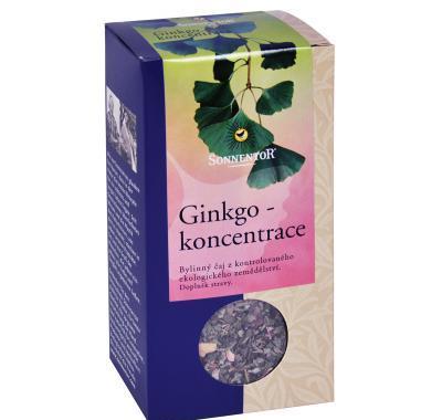 Ginkgo - koncentrace bio, zelený čaj syp. s bylinkami 50g